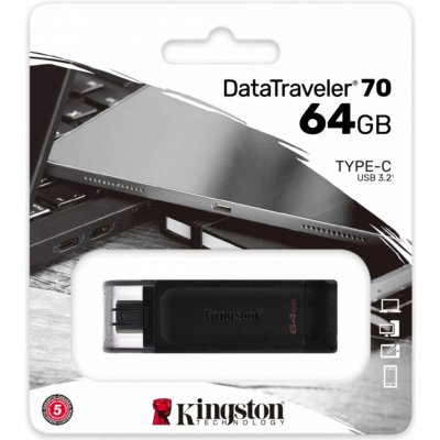 Kingston DataTraveler 70 64GB DT70/64GB – Zboží Živě