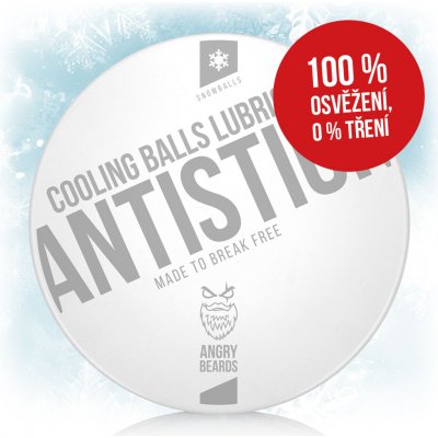 Angry Beards Antistick Snowballs Chladivý lubrikant na kule 55 g – Zboží Dáma