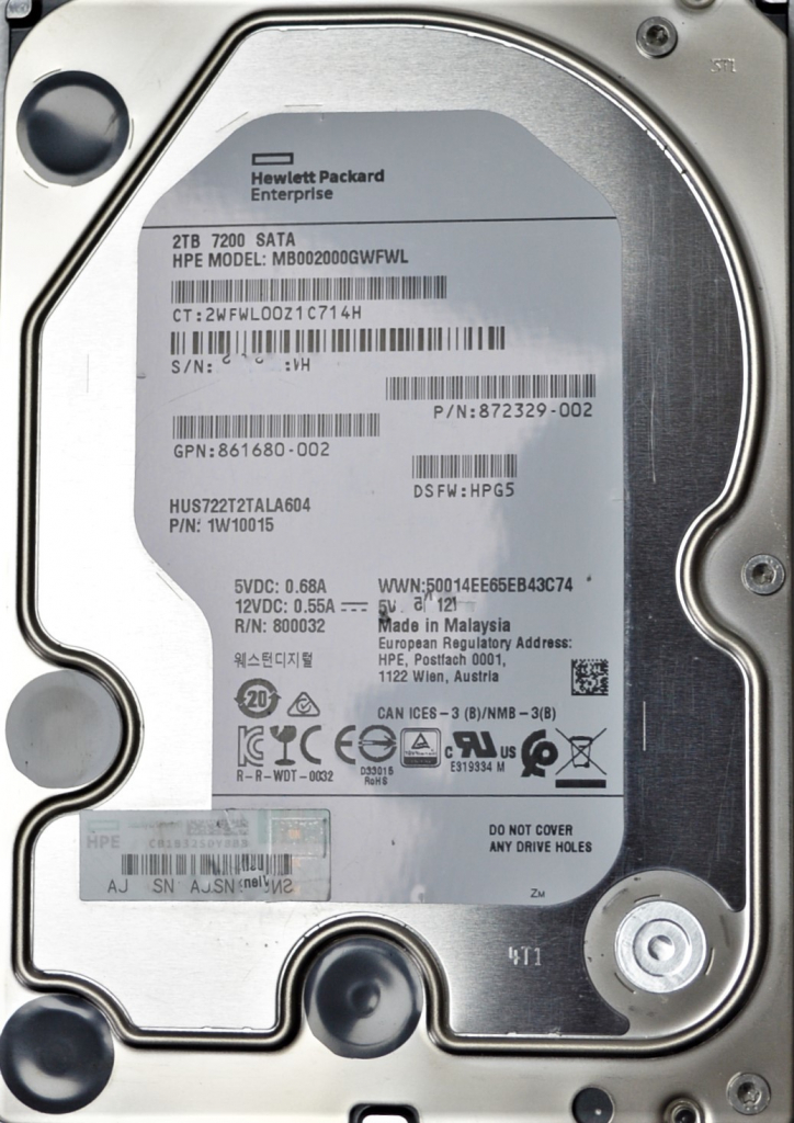 WD Ultrastar 2TB, 3.5\