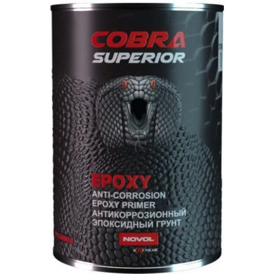 Novol základ epoxidový Cobra Superior Epoxy 1:1 šedý 0,8L+0,8L – Sleviste.cz