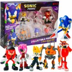 P.M.I. Sonic Prime Set mit 8 Sonic Kluckles Tails Figuren