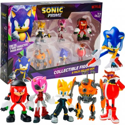 P.M.I. Sonic Prime Set mit 8 Sonic Kluckles Tails Figuren – Zboží Mobilmania