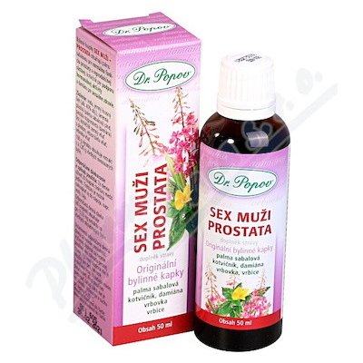 Dr.Popov Kapky bylinné Sex Muži Prostata 50ml