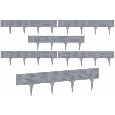 Prosperplast obrubník Rákos 3,9 m šedá 5 ks – Sleviste.cz