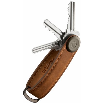Klíčenka Orbitkey 2.0 Crazy Horse Chestnut Brown – Zboží Dáma