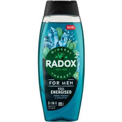 Radox Sprchový gel a šampon pro muže 2v1 Feel Energised 450 ml – Hledejceny.cz
