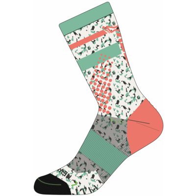 Inov-8 F-Lite Crew Socks coral/green – Zboží Mobilmania