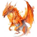 Nažehlovací obrázek - drak IX (10,16 x 10,16 cm) – Zboží Dáma