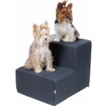 Iridog Schody pro psy Steppie no.3 šedé v40 x š40 x d50 cm – Zboží Dáma