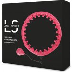 Line Sport Hula hoop s výstupky 45 cm růžová – Zboží Dáma