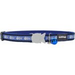Red Dingo obojek pro kočky Fishbone Blue 12 mm – Zboží Dáma