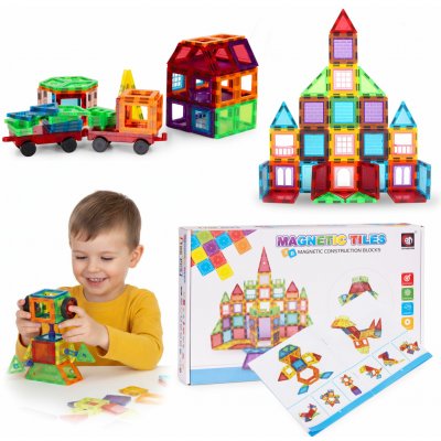 MULTISTORE Magnetické stavebnice 106 dílků - dům a auto – Hledejceny.cz