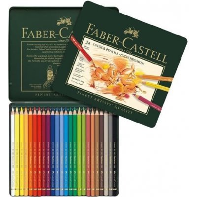 Faber-Castell 110024 Polychromos umělecké nejvyšší kvality 24 ks – Zboží Mobilmania