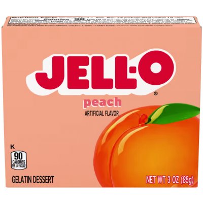 Jell-O instantní želatina s broskvovou příchutí 85 g – Hledejceny.cz