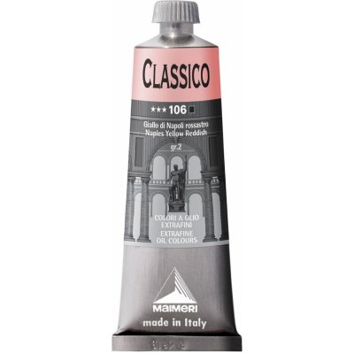Maimeri Classico olejová barva naples yellow reddish 60 ml – Zbozi.Blesk.cz