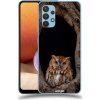 Pouzdro a kryt na mobilní telefon Samsung Pouzdro ACOVER Samsung Galaxy A32 4G SM-A325F s motivem Owl