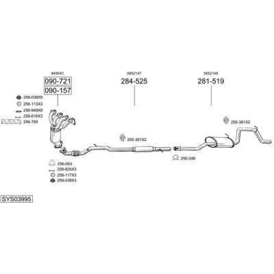 Bosal BS 255-807