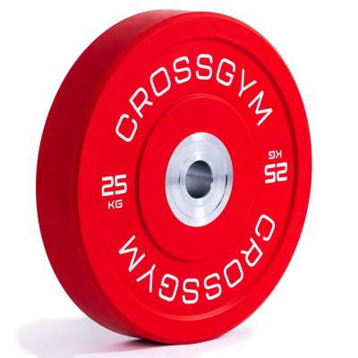 TRINFIT Olympijský kotouč Bumper Plate CrossGym prýžový 25 kg 50 mm – Hledejceny.cz