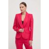 Dámské sako Luisa Spagnoli plátěná bunda růžová jednořadá hladká 540947