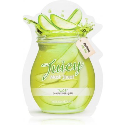 Holika Juicy Mask Sheet Aloe zklidňující plátýnková maska 20 ml