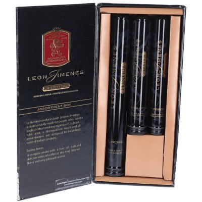 Leon Jimenes Assortment Box Prestige Tubos 3 ks – Sleviste.cz