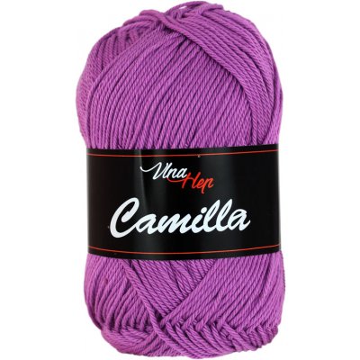 Vlna-hep Příze Camilla - bavlna Camilla: 8065 Fialová – Sleviste.cz