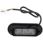 Vystražné světlo 3xLED oranžové 12/24V - zábleskové | Zboží Auto