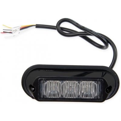 Vystražné světlo 3xLED oranžové 12/24V - zábleskové | Zboží Auto