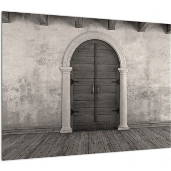 Obraz - Tajemné dveře, jednodílný 70x50 cm