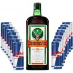 Jägermeister 35% 1,75 l a Red Bull 16 x 0,25 l (set)