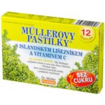 Müllerovy pastilky islandský lišejník + vitamín C bez cukru 12 ks – Hledejceny.cz