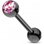 Šperky4U piercing do jazyka černý PJ01136-P – Zboží Mobilmania