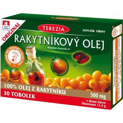 Terezia Company 100% Rakytníkový olej 30 kapslí – Zbozi.Blesk.cz