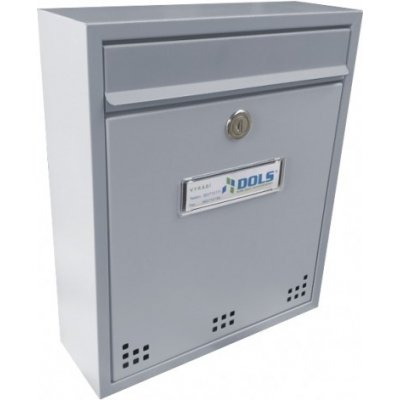 Poštovní schránka H-011 - pro zazdění s orámováním - lakovaná - RAL 7040 STR. - ŠEDÁ – Hledejceny.cz