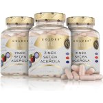 Golden Nature 2+1 Exclusive Zinek+Selen+Acerola 300 kapslí – Hledejceny.cz