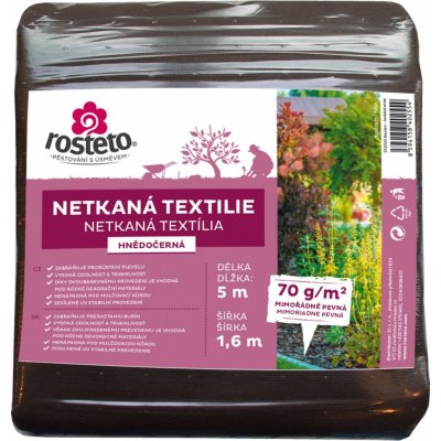 Neotex / netkaná textilie Rosteto hnědo70g 5 x 1,6 m – Zboží Mobilmania