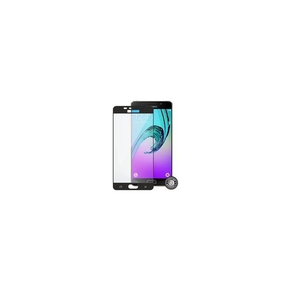 Ochranné fólie pro GPS navigace ScreenShield ochrana displeje Tempered Glass pro Samsung A510 Galaxy A5 (2016), Black (kovový okraj)