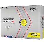 Callaway Chrome Soft X LS Triple Track žluté 3 ks – Zbozi.Blesk.cz