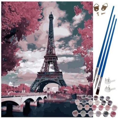 Maaleo 22784 Malování podle čísel Eiffelova věž 40 x 50 cm – Zboží Mobilmania