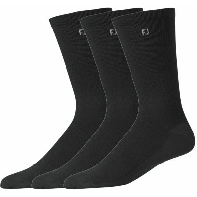 Footjoy Golfové ponožky Crew Pro Dry 3 ks černé – Zboží Mobilmania