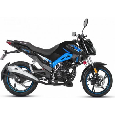Barton Motors STREET-R 125CC Černo-modrá – Sleviste.cz