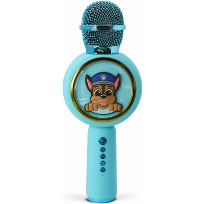 OTL Technologies Paw Patrol Chase PopSing LED tyrkysový PAW263 – Zboží Dáma