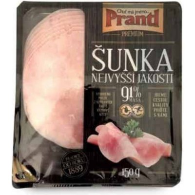 Prantl Šunka nejvyšší jakosti 91% masa 150 g – Zboží Dáma