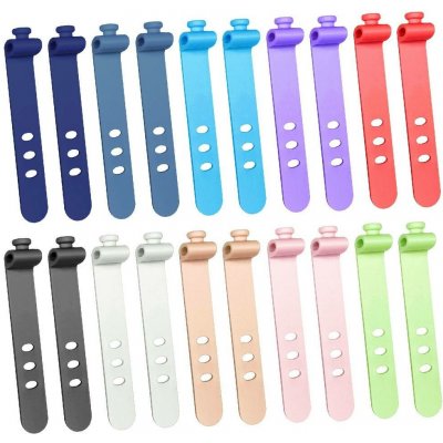 Organizér pro datový kabel, HF, (gumový, 7cm) barva bílá – Zboží Živě