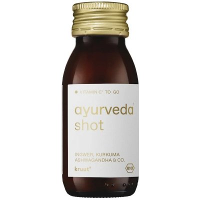 Kruut Shot Ayurveda s ashwagandhou 60 ml bio BIO VEGETARIAN BEZLEPEK 5 ks – Hledejceny.cz