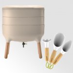 Plastia Vermikompostér 50,5 cm 38 cm béžová + Pěstební set – Hledejceny.cz