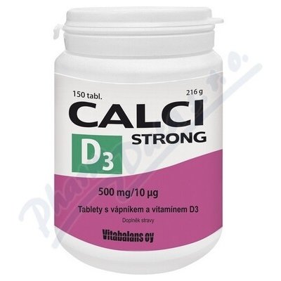 Vitabalans Calci Strong + Vitamin D3 150 tablet – Hledejceny.cz