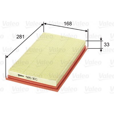 Vzduchový filtr VALEO 585103 – Zboží Mobilmania