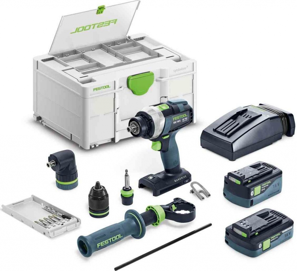 Festool QUADRIVE TDC 18/4 5,0/4,0 I-Set 57