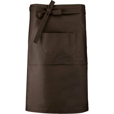 Kariban Zástěra Caviste K887 barmanská 1TE-K887-Chocolate-uni Čokoládová – Hledejceny.cz